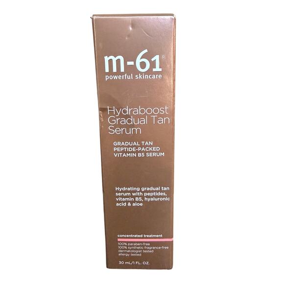 M-61 Hydraboost Gradual Tan Serum 30ml – Radiant Glow Self Tanner – New - Picture 1 of 2